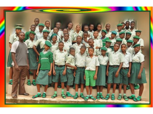 Jss 2B and their class counsellor